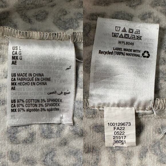 Charter Club Leopard Print Jacket, Women's Size L - Picture 7 of 7